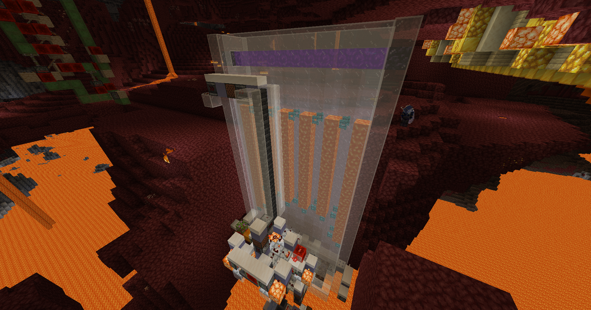 Lag friendly Iron farm nether side