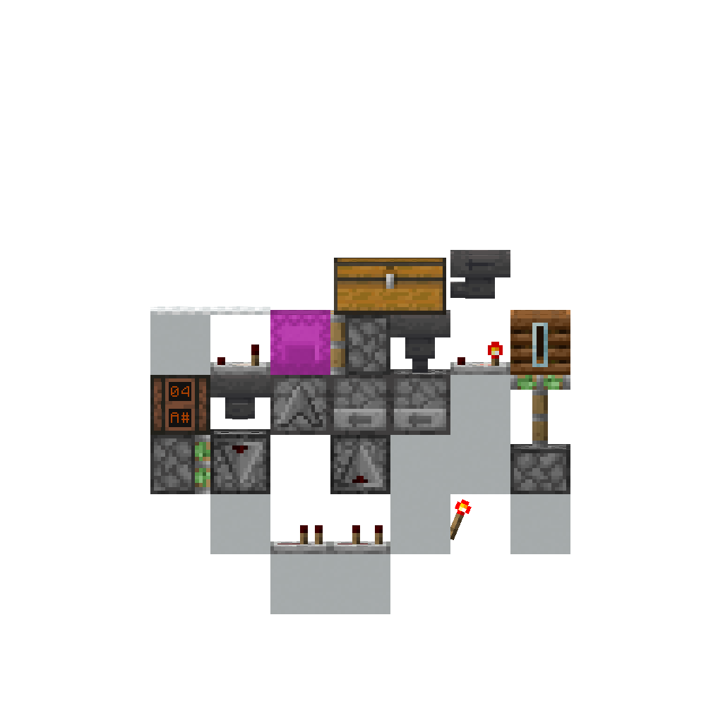 1wt hopperlocked shulker box display