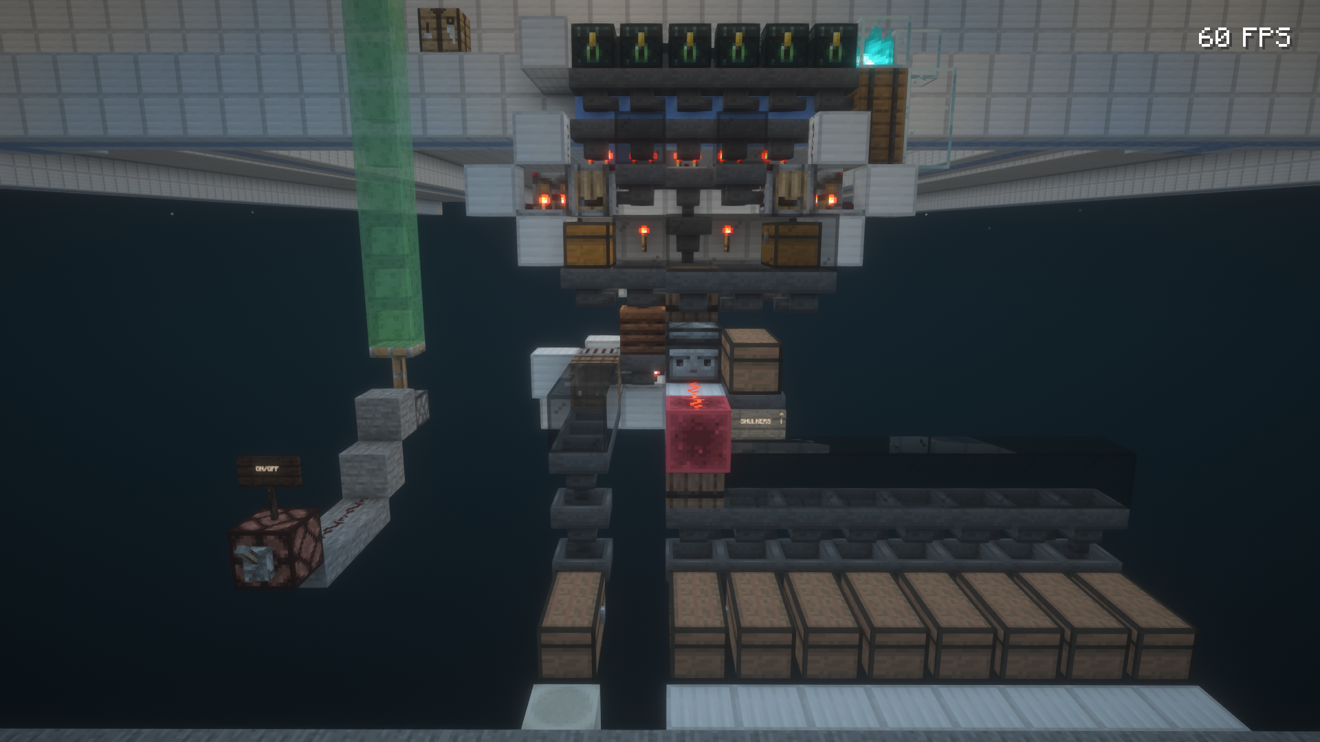 Iron Descendant (Aurigas). With Autocrafter, shulkerloader, bonemeal